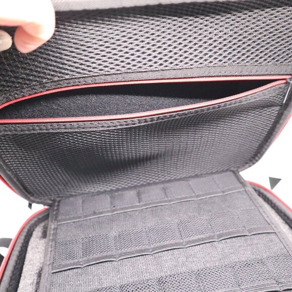 Carrying case for nintendo switch hard shell black slightly used pre-owned - Picture 12 of 12